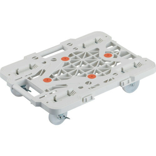 TRUSCO 連結式ルートバン メッシュタイプ 515X385 ナイロン車輪 自在側ストッパー付 白 MPK500NSW トラスコ