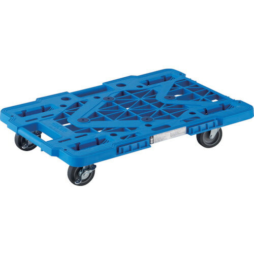 TRUSCO ルートバンメッシュタイプ 615X415 4輪自在 ストッパー付 青 MPK600JSB トラスコ