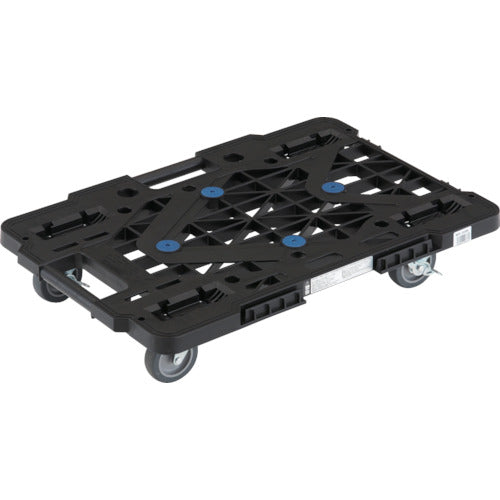 TRUSCO ルートバンメッシュタイプ 615X415 4輪自在 ストッパー付 黒 MPK600JSBK トラスコ