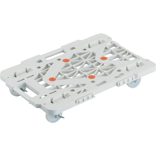 TRUSCO 連結式ルートバン メッシュタイプ 615X415 ナイロン車輪 自在側ストッパー付 白 MPK600NSW トラスコ