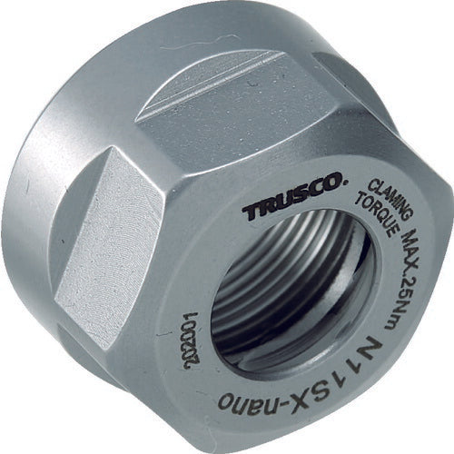 TRUSCO NC旋盤用ストレートシャンクコレットホルダ ERナット M25XP1.5 N20SX トラスコ