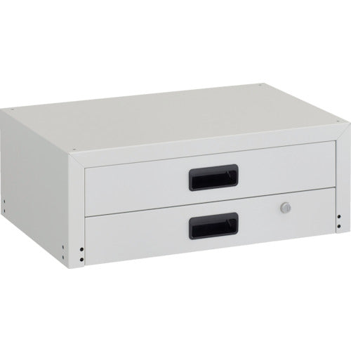 TRUSCO ラビットワゴン用2段引出 600X400 W色 RBW64XW トラスコ