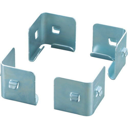 TRUSCO SBL型抗菌塗装セミボルトレス軽量棚用 中段金具 4個入 SBLNUSET トラスコ