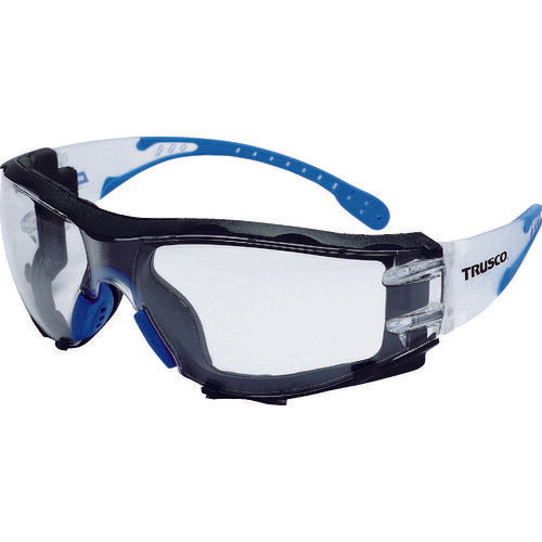 TRUSCO 超軽量保護メガネ26g 密着防塵フレーム付キクリアレンズ 収納袋