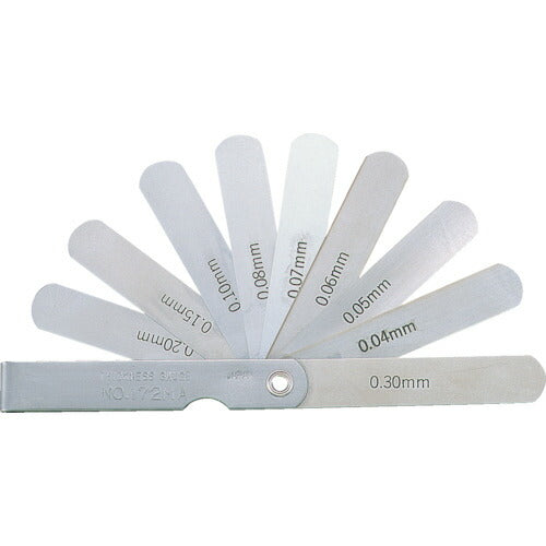 TRUSCO シクネスゲージ 幅12.7 長サ100 範囲0.03~1.00 T100MZ トラスコ