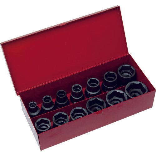 TRUSCO インパクト用ソケット13個組セット 差込角12.7mm T413SET トラスコ