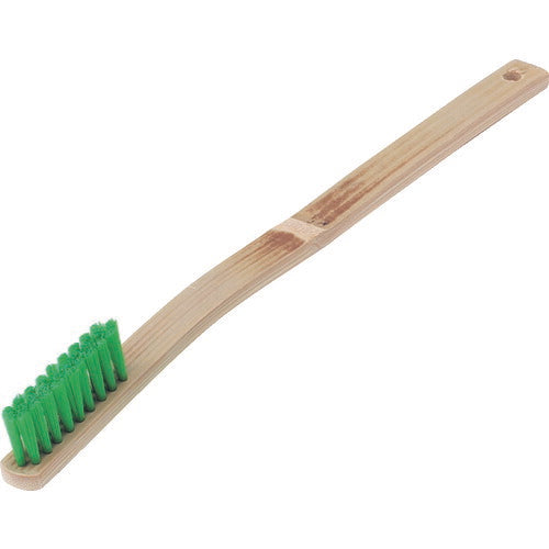 TRUSCO プロ用手植竹ブラシ 曲柄 ナイロン 3行 TB3004 トラスコ