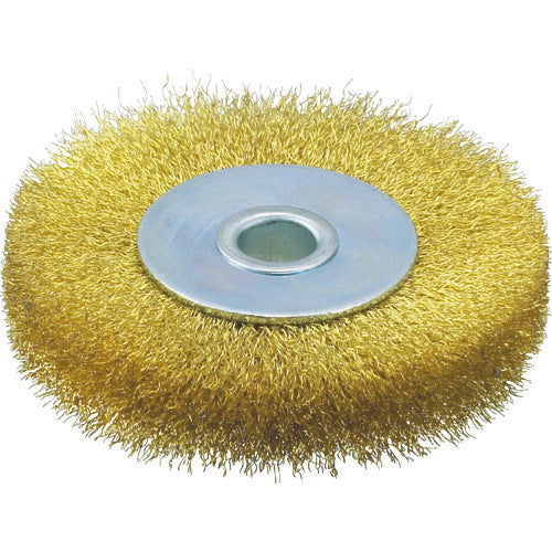 TRUSCO ホイルブラシ 75X10mm穴 真鍮線 線径0.15 TB6344 トラスコ