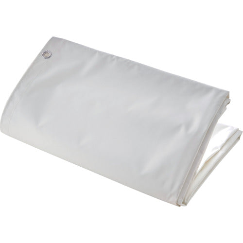 TRUSCO 白防炎シート5.4X5.4(目付350G) TBSP5454 トラスコ