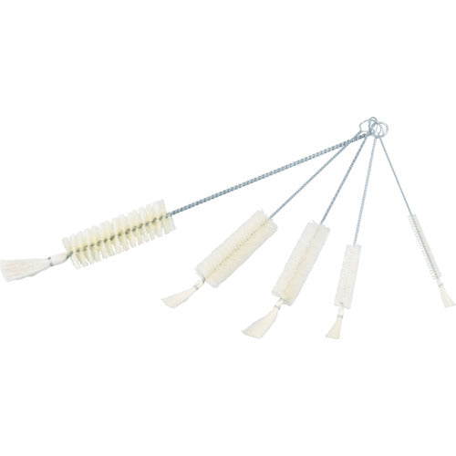 TRUSCO 理化学ブラシ 注射器用 山羊毛 スチール柄20cc用 10本入 TBSS20J10P トラスコ