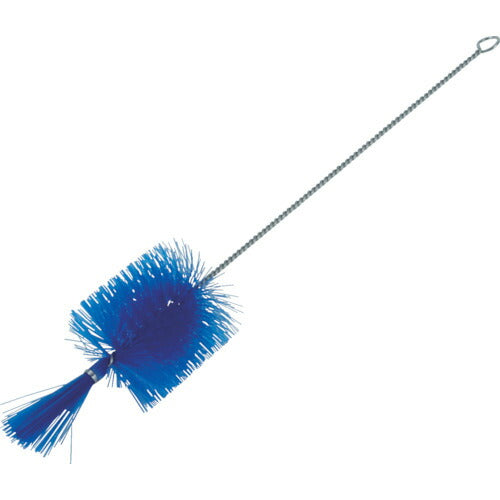 TRUSCO 理化学ブラシ 試験管用 PBT毛 ステンレス柄 5本入 TBTS1P5P トラスコ