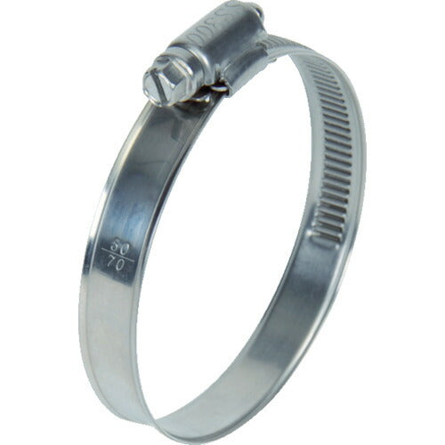 TRUSCO ホースバンド オールステンレス 傷防止タイプ(10個入) 70~90mm