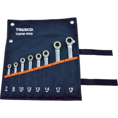 TRUSCO ラチェットコンビネーションレンチセット(スタンダード)8本組 TGRW800 トラスコ