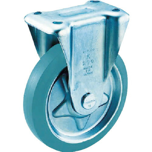 TRUSCO プレス製グレーゴムキャスター 固定 Φ75 TK75G トラスコ