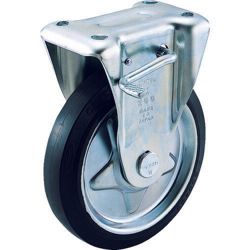 TRUSCO プレス製ゴムキャスター 固定ストッパー付 Φ75 TKB75 トラスコ