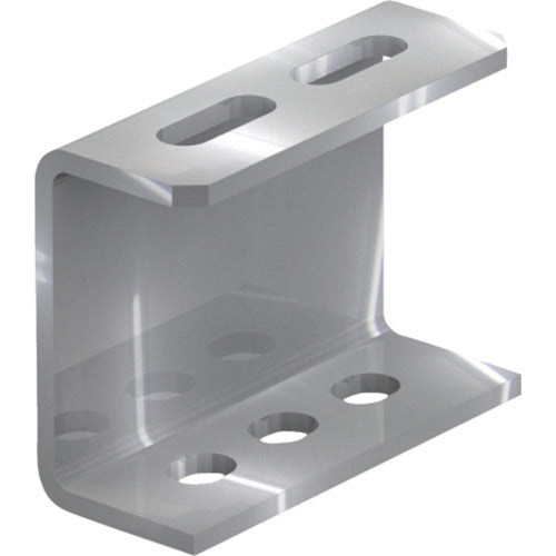 TRUSCO 配管支持用チャンネルブラケット 75型 ステンレス L100 TKC7WB010S トラスコ