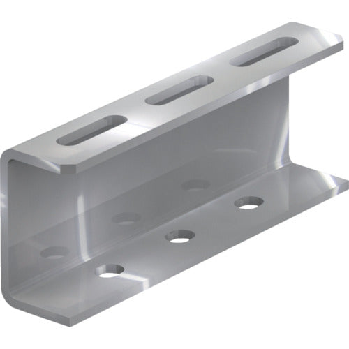 TRUSCO 配管支持用チャンネルブラケット 75型 ステンレス L200 TKC7WB020S トラスコ