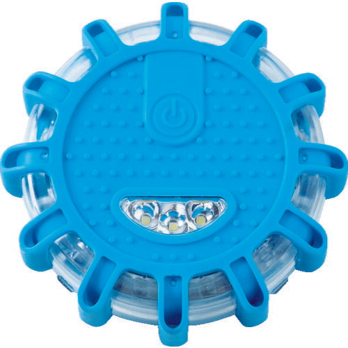 TRUSCO 電池式LED警告灯 青色 TLWLB トラスコ