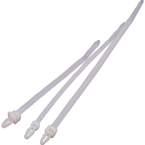 TRUSCO プッシュマウントタイ(ウィング無) 幅3.8x168 取付穴径4. TPCV155M トラスコ