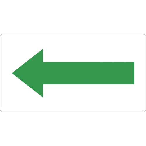 TRUSCO 配管用ステッカー 方向表示 緑 小 5枚入 TPSH2.5GS トラスコ