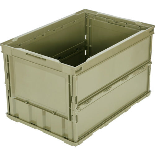 TRUSCO 薄型折リタタミコンテナ 50L OD色 TRO50BOD トラスコ