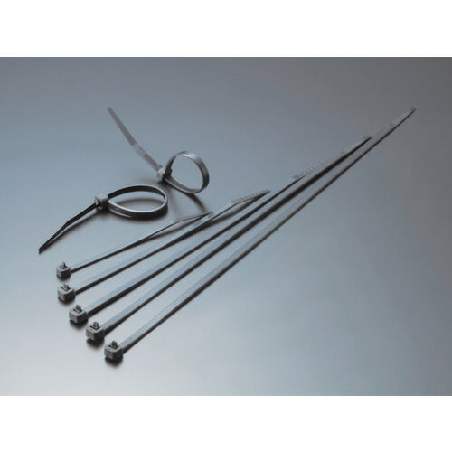 TRUSCO リリースタイ 幅3.6mmX100mm 最大結束Φ25 耐候性 TRRCV100W トラスコ