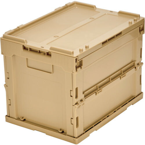 TRUSCO α折リタタミコンテナ フタ付 20L LS色 TRSC20LS トラスコ