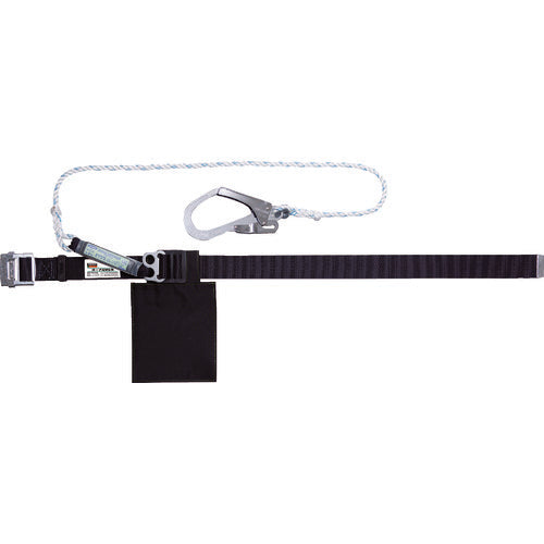 TRUSCO ロープ式 胴ベルト型墜落制止用器具 幅50mmX長サ1150mm ブラック TSB99ABK トラスコ