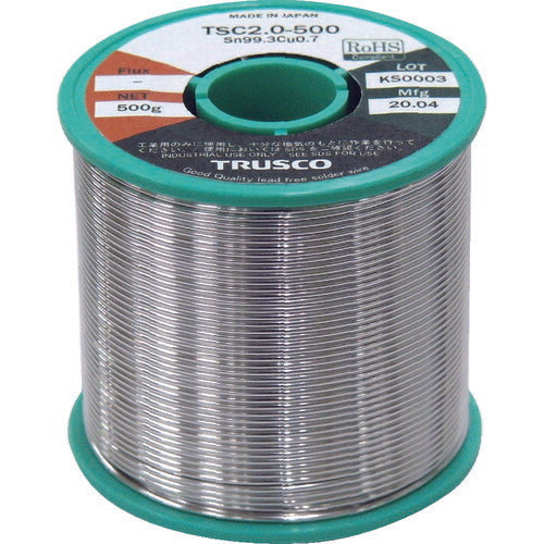 TRUSCO 配管・配線用鉛フリーハンダΦ2.0-500G TSC2.0500 トラスコ