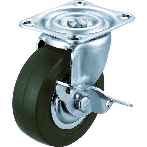 TRUSCO TYGシリーズ 自在SP付 ゴム車 75mm TYGB75 トラスコ