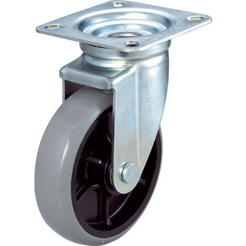 TRUSCO ナイロンホイールウレタンキャスター 自在 Φ100 TYGUJ100 トラスコ