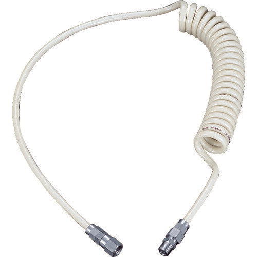 TRUSCO ウレタンコイルホース 2.4m ネオグレー UCH3NG トラスコ
