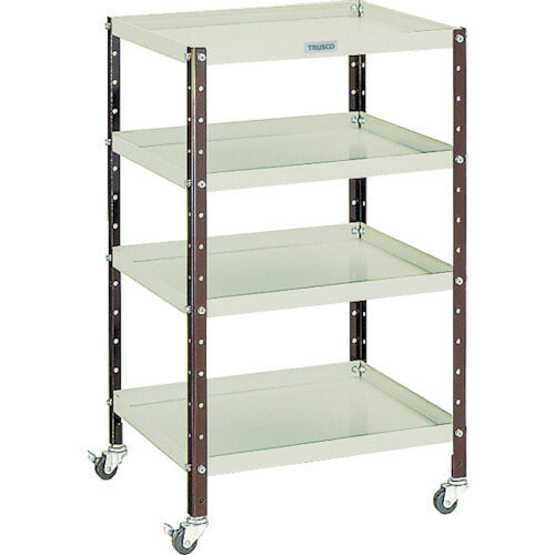 TRUSCO V型ツールワゴン 482X420XH798 4段 VL1 トラスコ