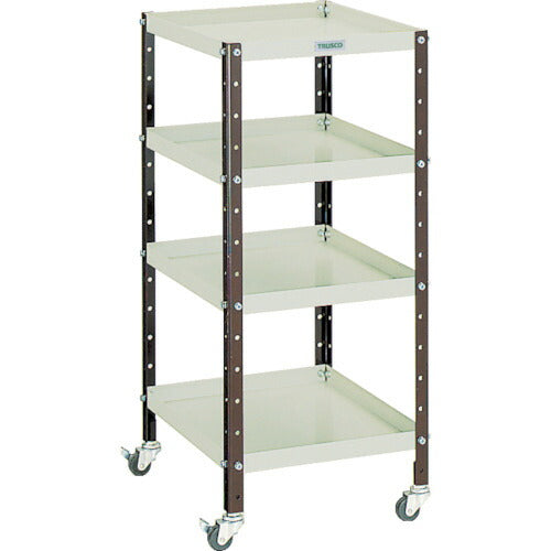 TRUSCO V型ツールワゴン 350X420XH798 4段 VS1 トラスコ