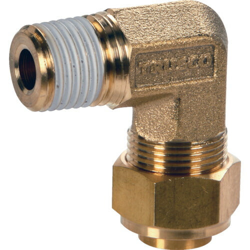 TRUSCO クイックシール継手 エルボ 直径6X4 呼びR1/4 TS-6X4-02LM