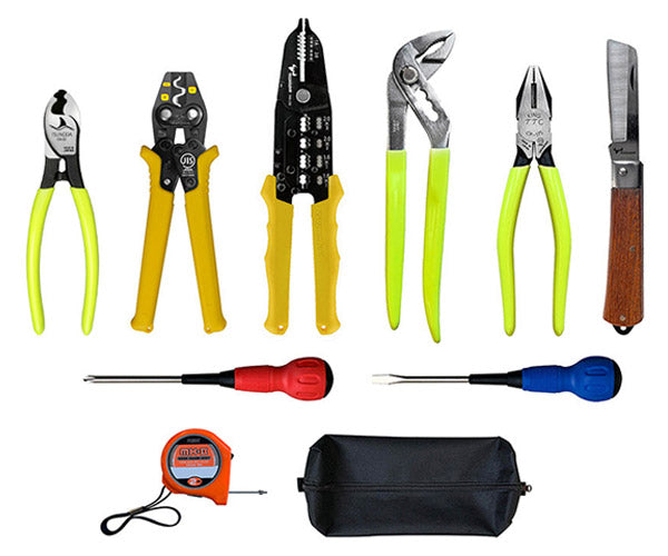 ツノダ TTC 2023年度版 第二種電気工事士 技能試験 練習器具セット 1回分 +工具10点 Wセット TS-EP01WT