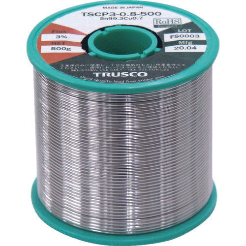 TRUSCO 低コスト鉛フリーヤニ入リハンダ 500G0.8 TSCP30.8500 トラスコ