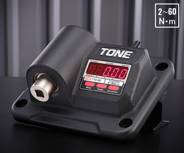TONE トルク検査機 トルクチェッカー トルク測定範囲2~60N・m (TTC-60)(4953488312553) トネ