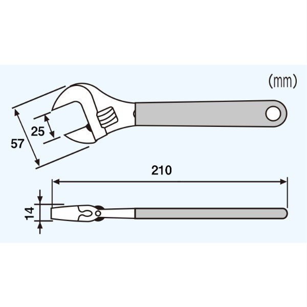 エンジニア モンキーレンチ 200mm (TWM-02) (4989833063528) ENGINEER