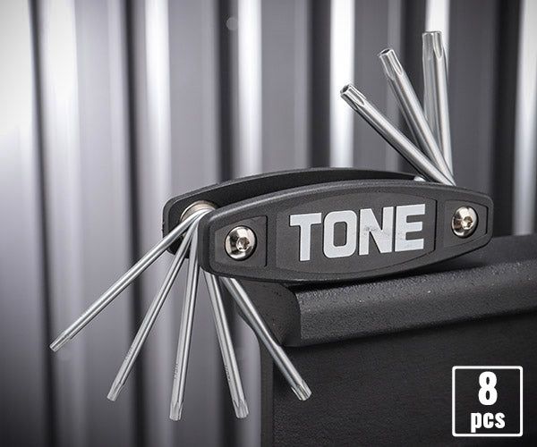TONE ヘックスローブナイフレンチ(いじり防止タイプ) (TX800H)(4953488430332) トネ