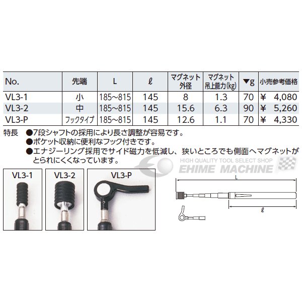 京都機械工具のマグネットハンドの画像2