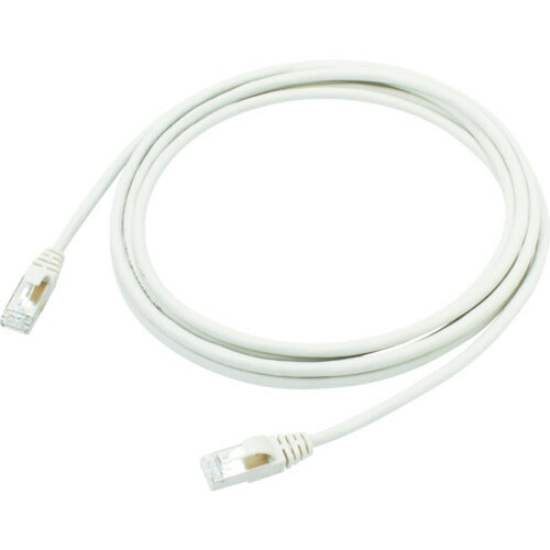 3M シールドイーサネットケーブル Cat5e対応 FTPタイプ 10m VOL-5EFLB-L10-GY-IC