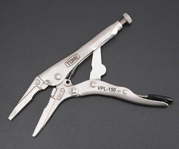 TONE グリッププライヤ ロングノーズ167mm (VPL-150)(4953488314144) トネ