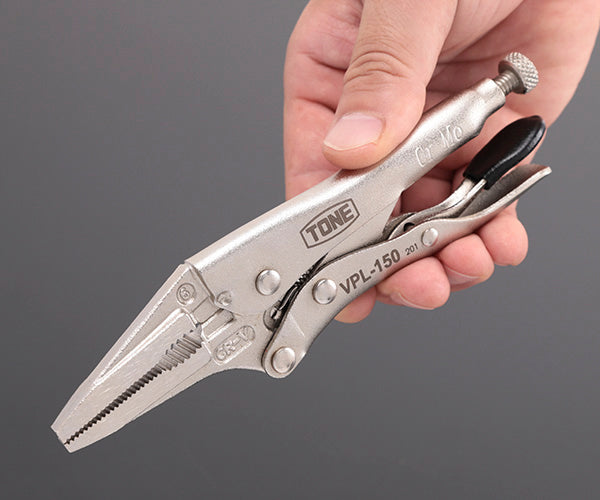 TONE グリッププライヤ ロングノーズ167mm (VPL-150)(4953488314144) トネ