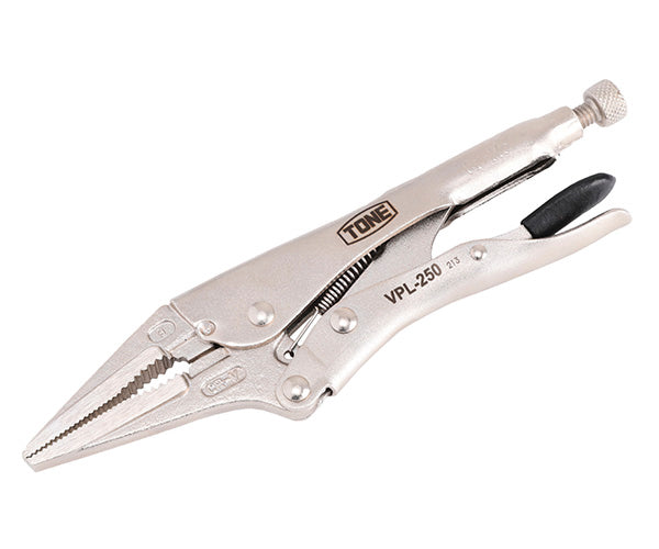 TONE グリッププライヤ ロングノーズ220mm (VPL-250)(4953488314151) トネ