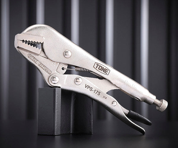 TONE グリッププライヤ 直線あご183mm (VPS-175)(4953488314182) トネ