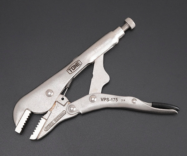 TONE グリッププライヤ 直線あご183mm (VPS-175)(4953488314182) トネ