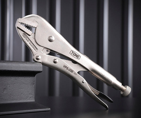 TONE グリッププライヤ 直線あご231mm (VPS-250)(4953488314199) トネ