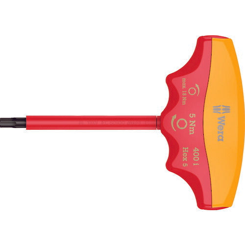 日本正規品 ヴェラ 絶縁T型トルクドライバー HEX4.0 5.0Nm (004980)(4013288206398) ベラ Wera