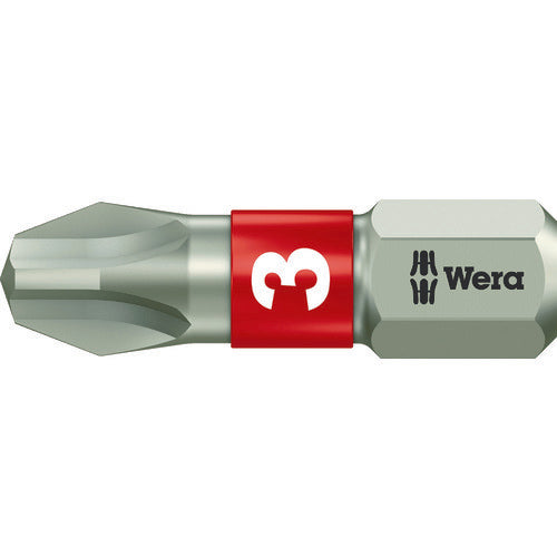 日本正規品 ヴェラ #3x25mm (プラス)ドライバービット(ステンレス) (071012)(4013288111005) ベラ Wera